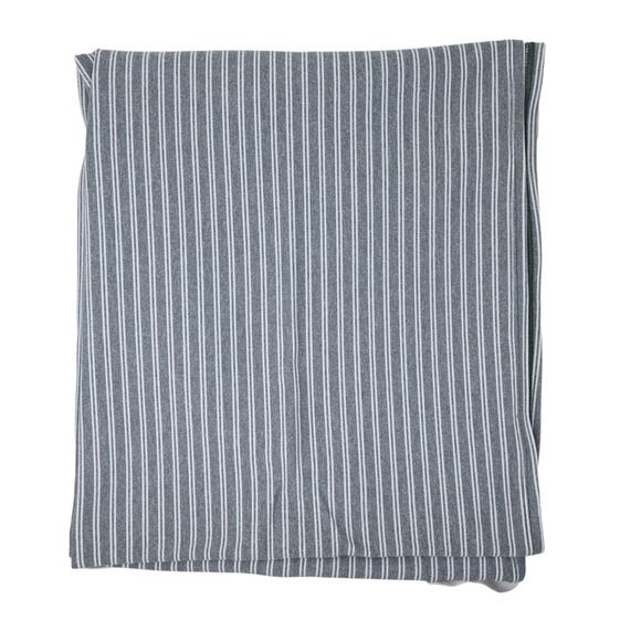 Lululemon Vinyasa Scarf, Grey and White Striped - Picture 1 of 4